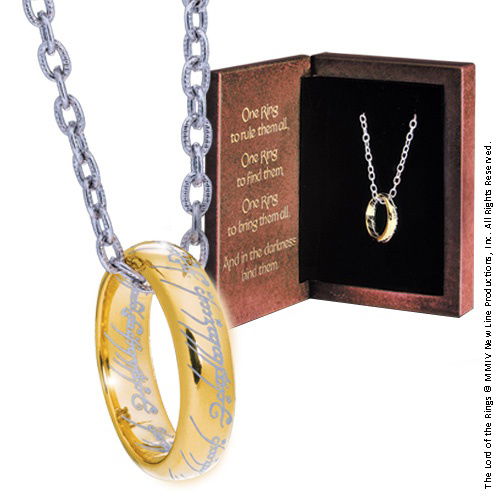 Cover for Lord Of The Rings: The One Ring · Gold Plated Sterling Silver (MERCH) (2020)