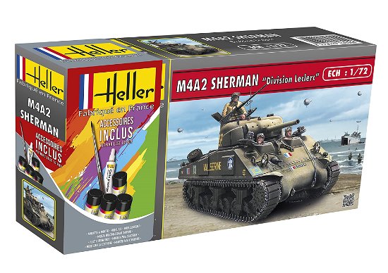 Cover for Heller · 1/72 Starter Kit M4a2 Sherman Division Leclerc (Toys)