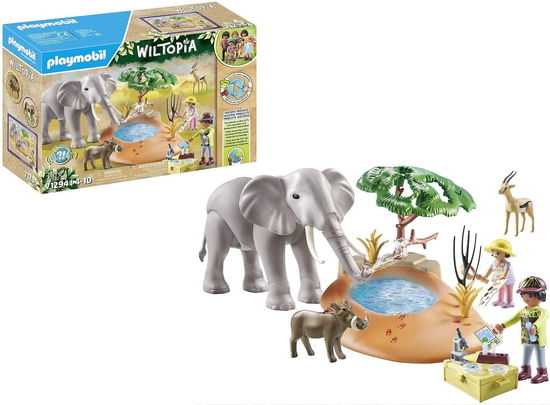 Wiltopia - Elephant At The Waterhole (71294) - Playmobil - Mercancía - Playmobil - 4008789712943 - 