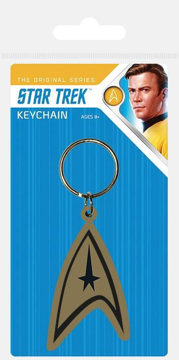 Cover for Star Trek · Star Trek: Insignia Rubber Keychain (Portachiavi) (Leketøy) (2020)