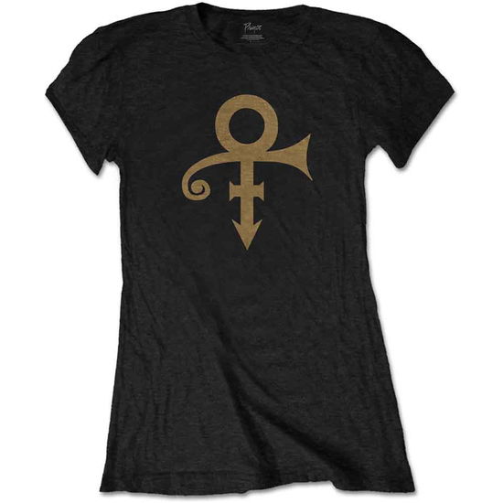 Cover for Prince · Prince Ladies T-Shirt: Symbol (Black) (T-shirt) [size XXL] [Black - Ladies edition] (2022)