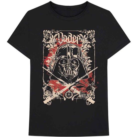 Star Wars Unisex T-Shirt: Vader Decor - Star Wars - Gadżety - Rockoff - 5056170677943 - 2 maja 2024