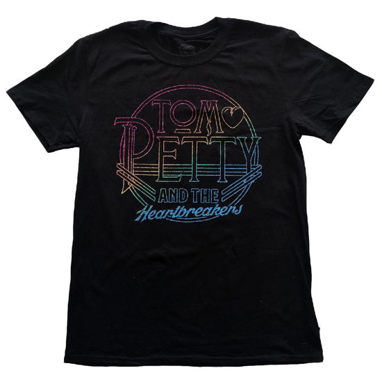 Tom Petty & The Heartbreakers Unisex T-Shirt: Circle Logo - Tom Petty & The Heartbreakers - Marchandise -  - 5056368678943 - 