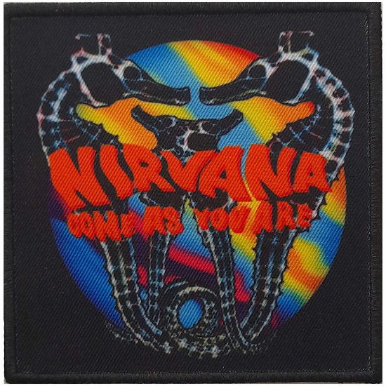 Nirvana Standard Printed Patch: Come As You Are - Nirvana - Koopwaar -  - 5056561040943 - 