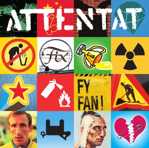 Cover for Attentat · Fy Fan! (LP) (2013)