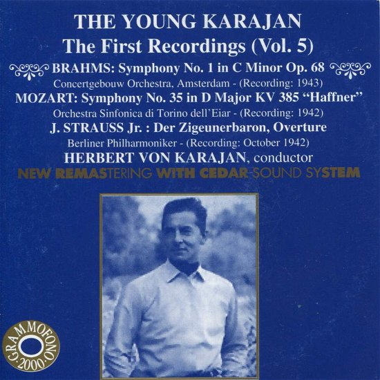 Karajan-the Young Karajan Vol.5 - Karajan - Musikk -  - 8011662907943 - 