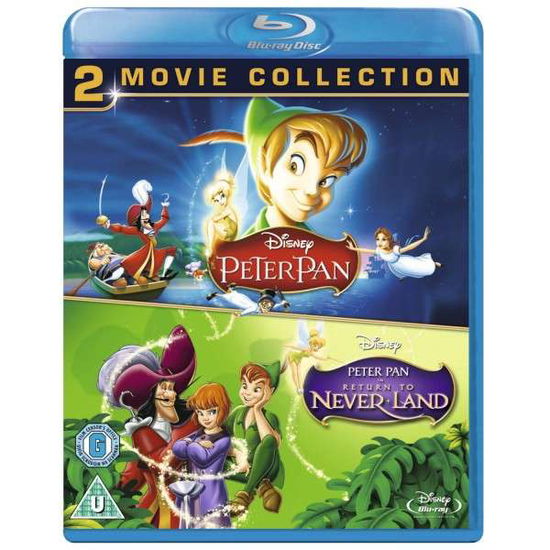 Cover for Peter Pan: Disney's · Peter Pan 1 + 2 / Peter Pan - Return To Never Land (Blu-ray) (2012)