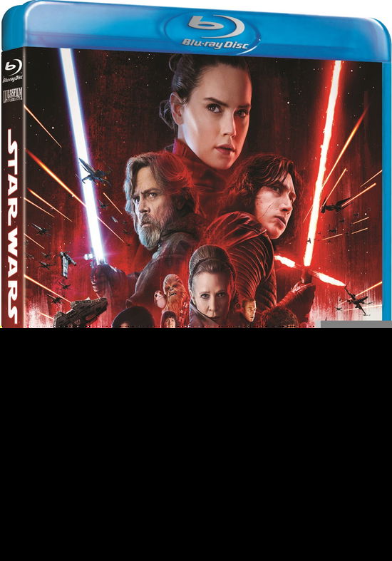 Cover for Adam Driver,carrie Fisher,mark Hamill,lupita Nyong'o,daisy Ridley · Star Wars - Gli Ultimi Jedi (Blu-ray) (2018)