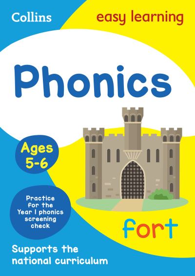 Cover for Collins Easy Learning · Phonics Ages 5-6: Ideal for Home Learning - Collins Easy Learning KS1 (Paperback Book) (2023)