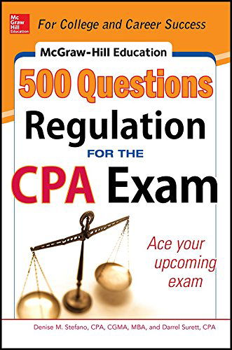 Cover for Denise Stefano · McGraw-Hill Education 500 Regulation Questions for the CPA Exam (Paperback Book) [Ed edition] (2014)