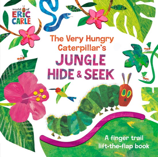 Cover for Eric Carle · The Very Hungry Caterpillar's Jungle Hide &amp; Seek: A Finger Trail Lift-the-Flap Book (Kartonbuch) (2025)