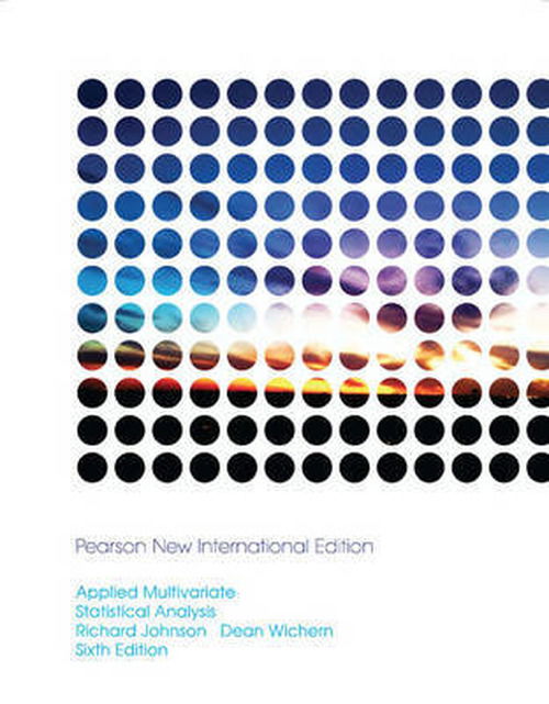 Cover for Richard Johnson · Applied Multivariate Statistical Analysis: Pearson New International Edition (Paperback Book) (2013)