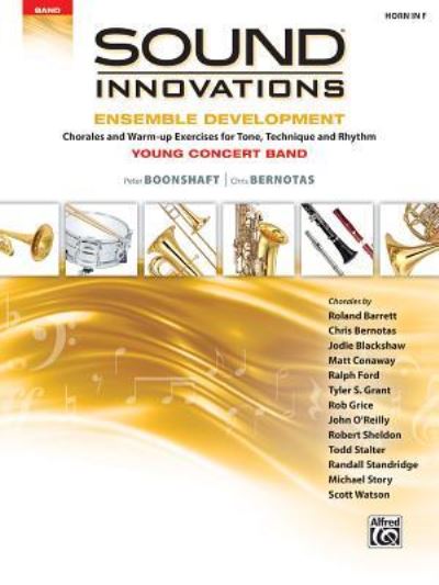 Cover for Peter Boonshaft · Sound Innovations for Concert Band (Sheet music) (2016)