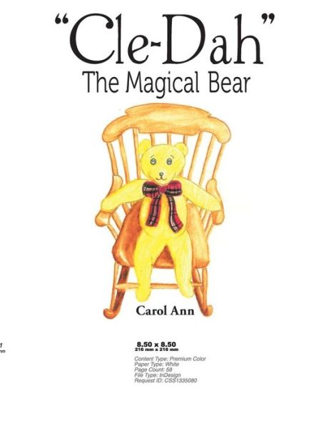 Cover for Carol Ann · `cle-dah`: the Magical Bear (Paperback Book) (2015)