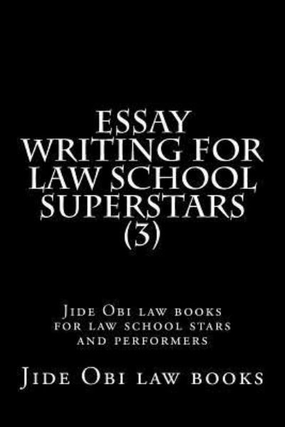 Cover for Jide Obi Law Books · Essay Writing For Law School Superstars (3) (Paperback Book) (2016)