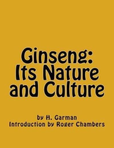 Cover for H Garman · Ginseng (Taschenbuch) (2016)