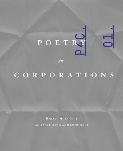 Cover for Bruna Mori · Poetry for Corporations (Paperback Book) (2019)