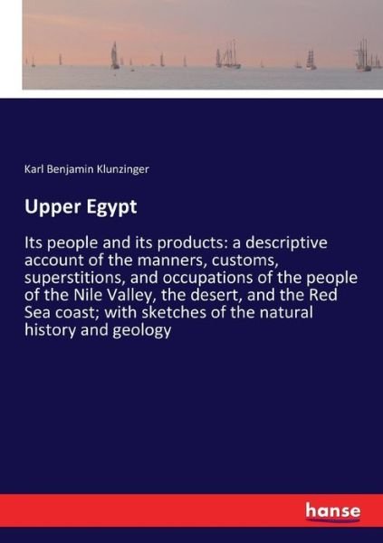 Cover for Klunzinger · Upper Egypt (Bok) (2017)