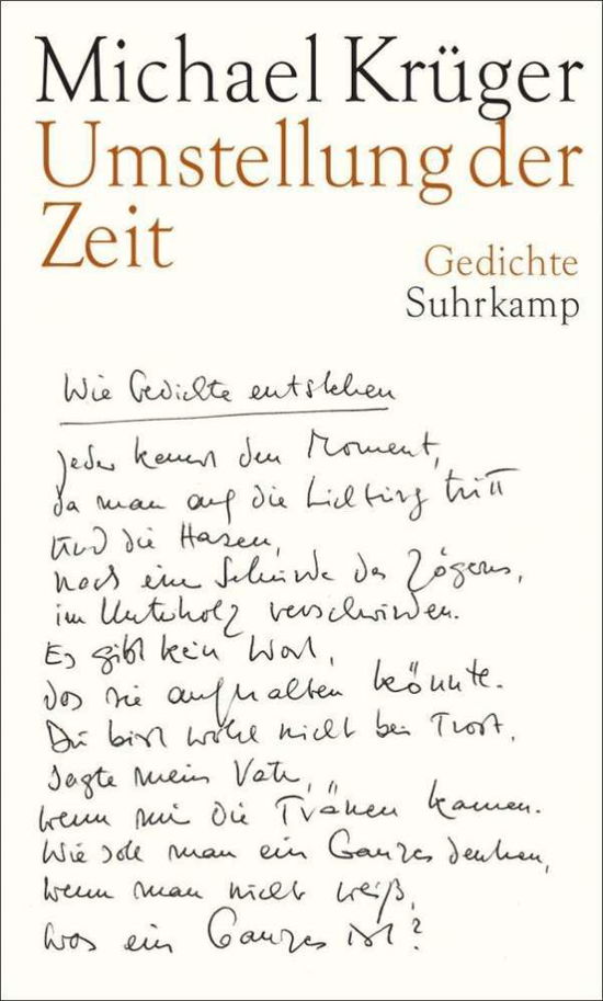 Cover for Krüger · Umstellung der Zeit (Book)