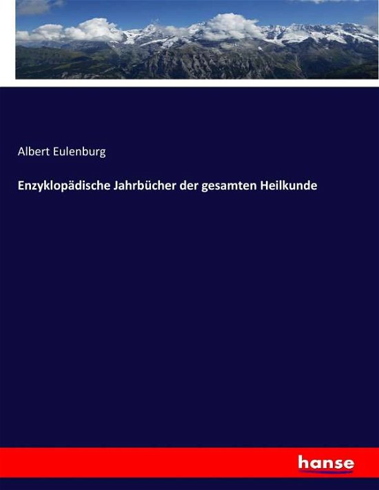 Enzyklopädische Jahrbücher de - Eulenburg - Boeken -  - 9783744606943 - 11 februari 2017