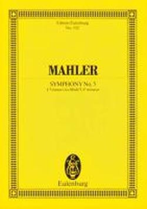 Cover for Gustav Mahler · Symphony No 5 C Minor (Paperback Book) (1985)