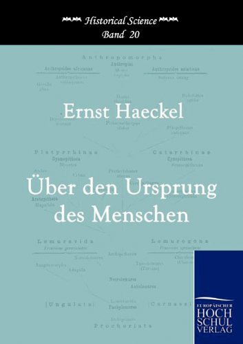 Cover for Ernst Haeckel · Der Ursprung Des Menschen (Historical Science) (German Edition) (Pocketbok) [German edition] (2010)