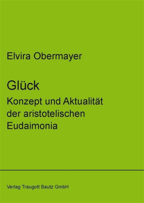 Cover for Obermayer · Glück (Book)