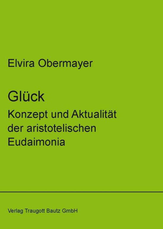 Cover for Obermayer · Glück (Buch)