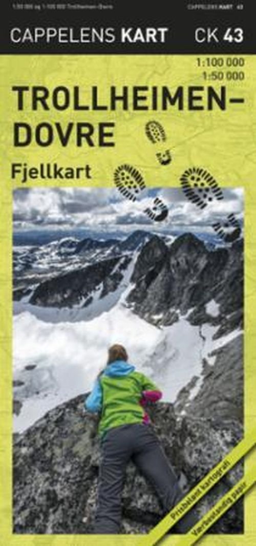 Cover for Cappelen Damm · CK: Trollheimen-Dovre : fjellkart (Hardcover Book) (2019)