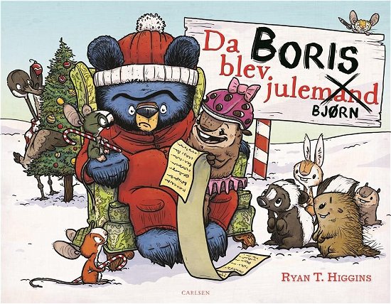 Cover for Ryan T. Higgins · Bjørnen Boris: Da Boris blev julebjørn (Gebundesens Buch) [1. Ausgabe] (2018)