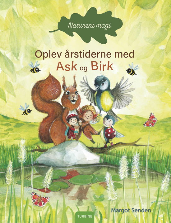 Cover for Margot Senden · Naturens magi - Oplev årstiderne med Ask og Birk (Cardboard Book) [1º edição] (2025)