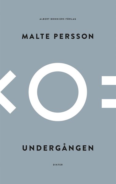 Cover for Malte Persson · Undergången (Hardcover Book) (2021)