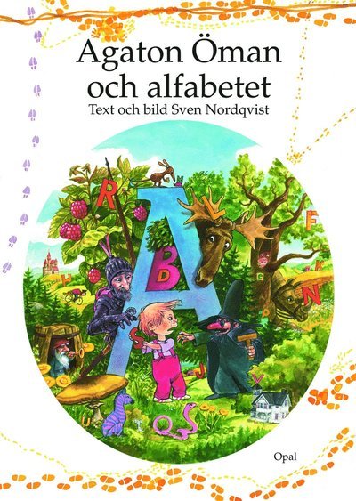 Cover for Sven Nordqvist · Agaton Öman och alfabetet (Innbunden bok) (1991)