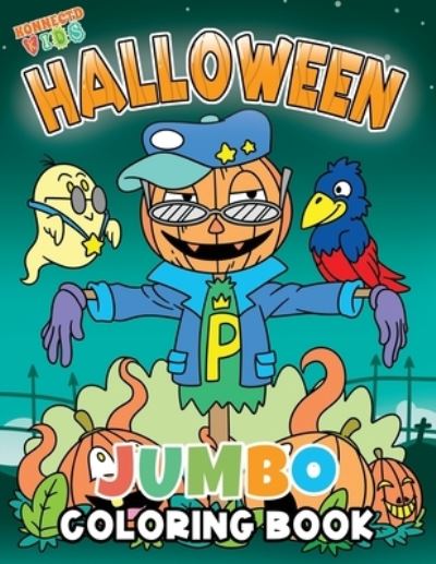 Cover for Konnectd Supply · Jumbo Halloween Coloring Book for Kids: Happy Halloween Coloring Book with 50 Coloring Pages - Halloween Coloring Book Collection (Paperback Book) (2020)