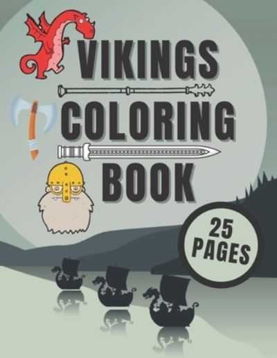 Cover for Aralez Art · Vikings Coloring Book (Paperback Bog) (2020)