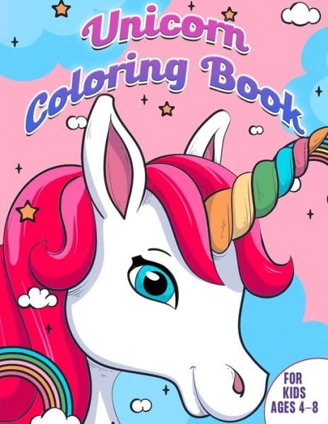 Cover for Ktg Kreationz · Unicorn Coloring Book (Paperback Bog) (2021)