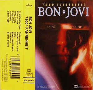 Cover for Bon Jovi · 7800° Fahrenheit (Cassette) (1985)