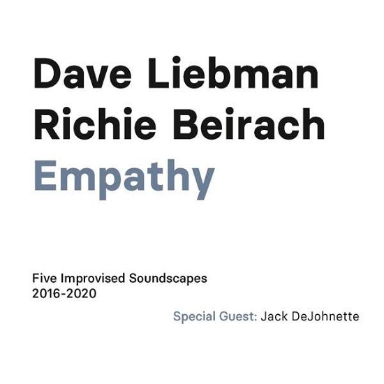 Cover for Liebmann, Dave &amp; Richie Beirach · Empathy (CD) (2021)