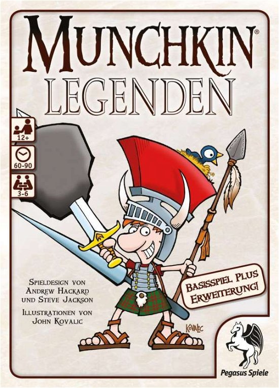 Cover for Munchkin Legenden 1+2 (Spl)17238G (Buch) (2019)