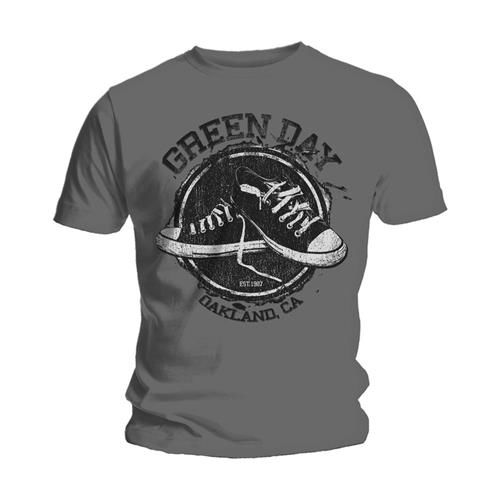 Cover for Green Day · Green Day Unisex T-Shirt: Converse (T-shirt) [size S] [Grey - Unisex edition] (2015)