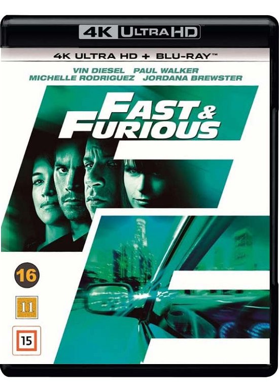 Cover for Fast and Furious · Fast &amp; Furious 4 (4K UHD + Blu-ray) (2019)
