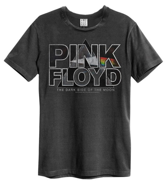 Pink Floyd Space Pyramid Amplified Vintage Charcoal T-Shirt - Pink Floyd - Fanituote - AMPLIFIED - 5054488322944 - 