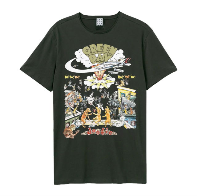 Green Day · Green Day Dookie Amplified Vintage Charcoal Xx Large T