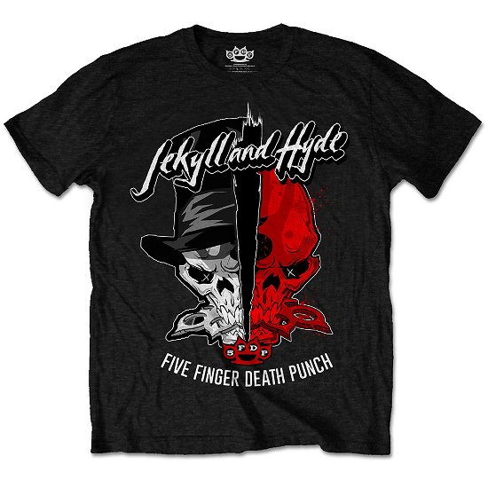 Five Finger Death Punch Unisex T-Shirt: Jekyll & Hyde - Five Finger Death Punch - Merchandise - Unlicensed - 5055979911944 - November 26, 2018