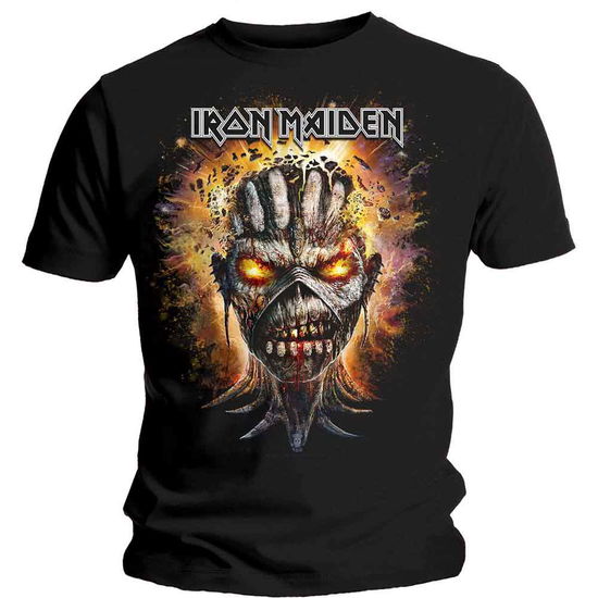 Iron Maiden Unisex T-Shirt: Eddie Exploding Head - Iron Maiden - Produtos - Global - Apparel - 5055979966944 - 