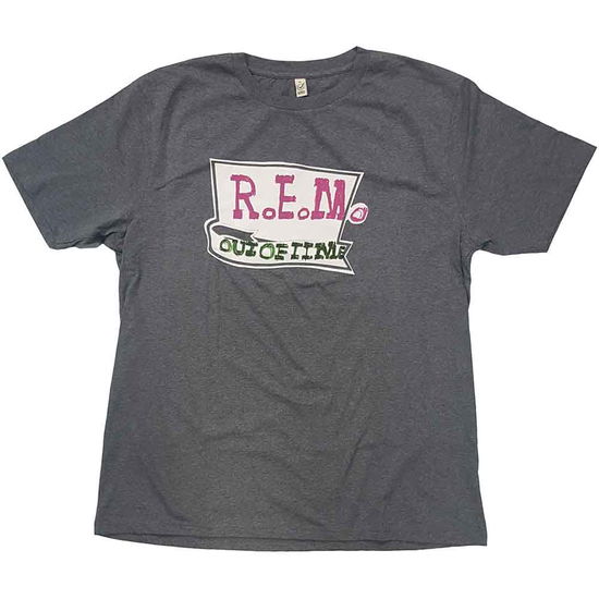 R.E.M. Unisex T-Shirt: Out Of Time - R.e.m. - Fanituote - PHD - 5056012017944 - maanantai 18. kesäkuuta 2018