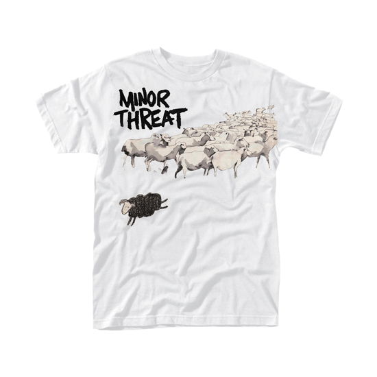 Cover for Minor Threat · Out of Step (T-shirt) [size S] [White edition] (2018)