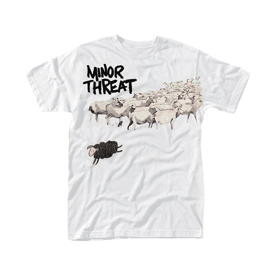 Cover for Minor Threat · Out of Step (Kläder) [size S] [White edition] (2018)