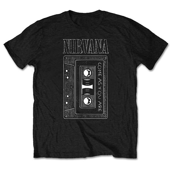 Nirvana Unisex T-Shirt: As You Are Tape - Nirvana - Gadżety -  - 5056368671944 - 