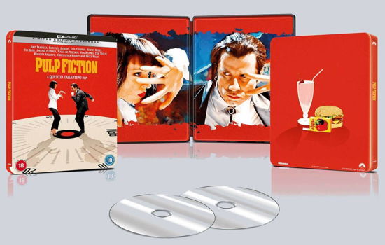 Pulp Fiction Limited Edition Steelbook - Pulp Fiction - Elokuva - Paramount Pictures - 5056453203944 - maanantai 5. joulukuuta 2022